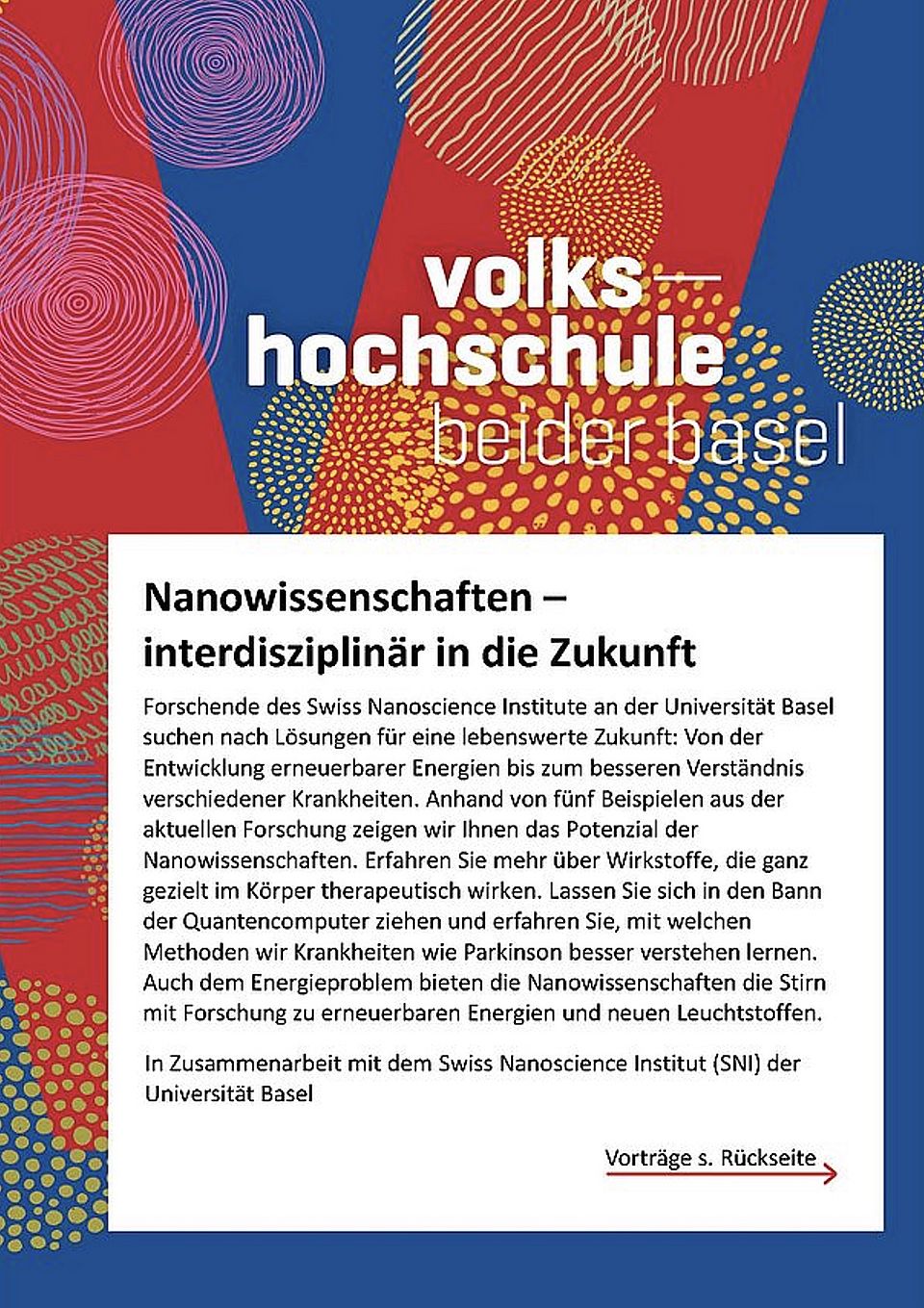 Announcement Volkshochschule